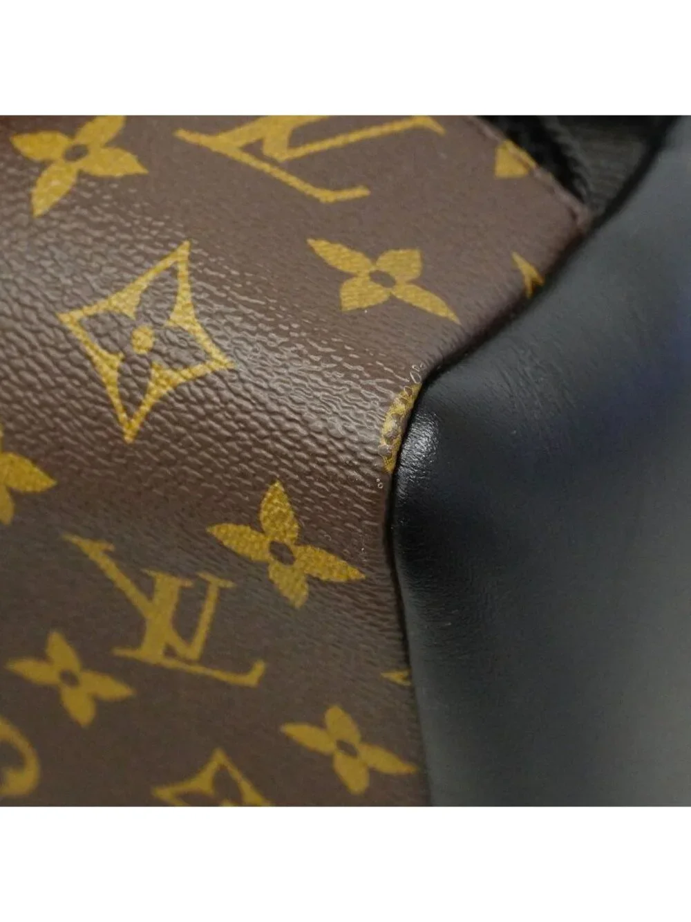 Louis Vuitton Backpack Monogram Macassar Dean Black Brown